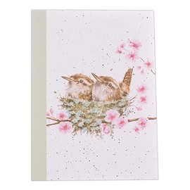 Wrendale Designs A6 Notizbuch liniert Seiten Home Tweet Home Birds