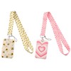 Pack of 2 ID Badge Holder with Lanyard, Lanyard, Card