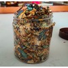 JINRUISI Gilding Flakes Variegated Gold Foils Leaf Flakes Gilding Craft
