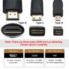 cablecc Cable de extensión mini HDMI tipo C hembra a