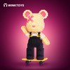 Bear Building Block,Winktoys building block,Bear Toys,Birthday Gift,Educational,Boy,Girl,Trend Decoration,Cool Gifts,Brick,Family Bonding:_[S]Skateboard