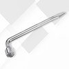 sourcing map Car Spare Tire Lug Wrench 22mm Carbon Steel