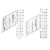 18inch Double Strip Quilting Ruler 60 Degree Diamond Quilt Ruler