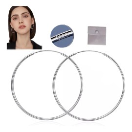 Aretes Arracada Redonda De Plata 925 +bolsa De Tela