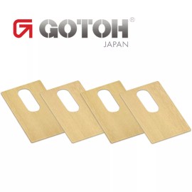 GOTOH NEW Gotoh SSM-02 BRASS Saddle Shims for GE1996T 6 & 7 String Tremolos - Set of 4