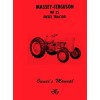 Massey Ferguson MF 25 MF25 Diesel Tractor Owners Operators Manual
