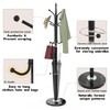 Durmmur Metal Coat Rack Freestanding, Coat Hanger Stand With Natural
