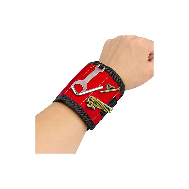 Accessotech Magnetic Wristband Hand Tool Kit Screw Storage Bracelet Holder