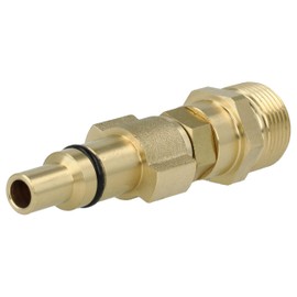 vhbw Adapter Bayonet to M22 Thread Compatible with Parkside PHD 170 A1, 150 D3, 170 B2 Pressure Washer - Quick Coupling