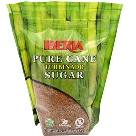 Iberia Turbinado Sugar 1 lb. (Pack of 12)
