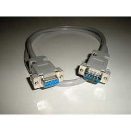 Commodore 128 (80 column mode) 9-pin male to female RGB video monitor cable.