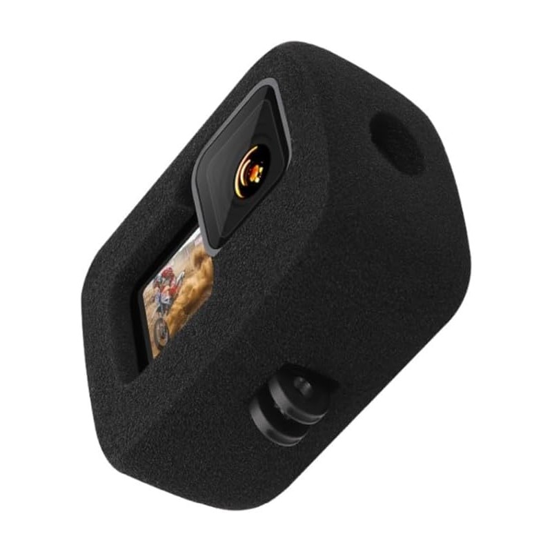 Wind Protection Windproof for Action Camera, Noise Cancelling Sponge Protection,