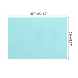 TOP-VIGOR 50 Sheets Origami Paper, A4 Coloured Paper Double Sided, Craft Paper, Handmade Coloured Paper, Copy Paper for DIY Paper Drawing Cutting, Colorful Origami Paper, Light Blue