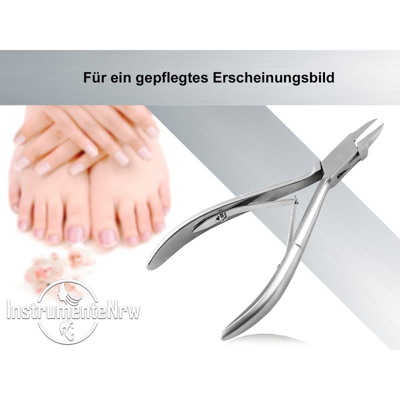 InstrumenteNrw Nagelzange für tief eingewachsene Nägel Excellent TOP-INOX 13 cm