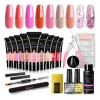 Acrigel Acrílico Polygel Acrilicas De 17 Pzas Para Kit Uñas