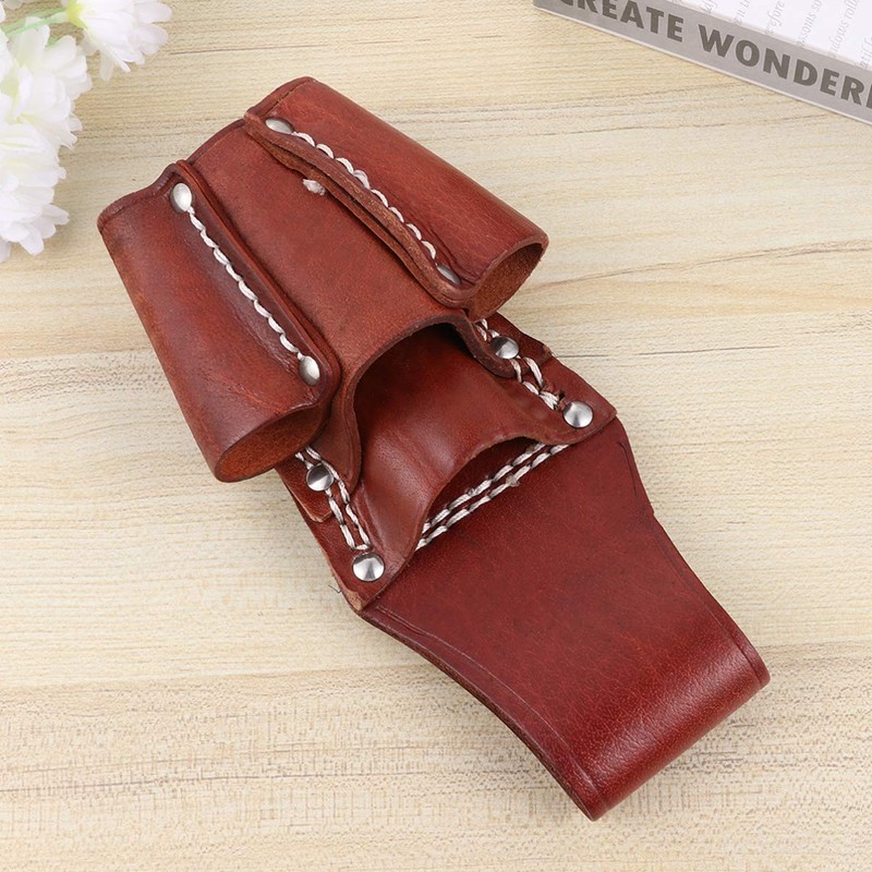 DOITOOL 1PCS Leather Tool Pouch Electrician Small Pocket Tool Pouch