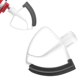 Flexible Flat Stirrer for Kitchen-Aid for 4-5 Quart Bowls, Flexible Stirrer Non-Stick Coating for Kitchen Aid Food Processor Accessories