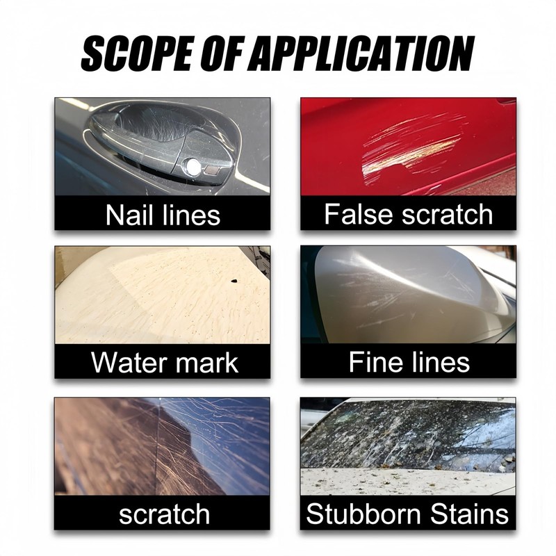 12PCS Nano Sparkle Cloth for Car Scratches,Scratch Remover Cloth Repairs