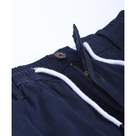 CHARBONNIER ELEVATE YOUR STYLE Cargo Shorts for Men's Performance Series Extreme Comfort, Mens Summer Cargo Shorts (UK, Waist, 40, Regular, Regular, Navy)