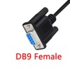 HTGuoji RS232 DB9 to RJ9 Adapter Cable, DB9pin To 4P4C