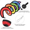 4Pcs Rainbow Wind Spinner - Colorful Hanging Wave Windsock
