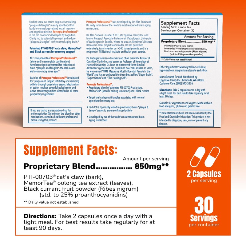 Percepta Professional Brain Supplement