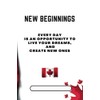 Inspiring Journal: New Beginnings with Quote "Every day is an