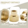 Bwintech 6 Pcs 3/8" Female to 1/2" Female BSP Thread