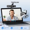 Angetube Cámara web de gran angular 4K para PC –
