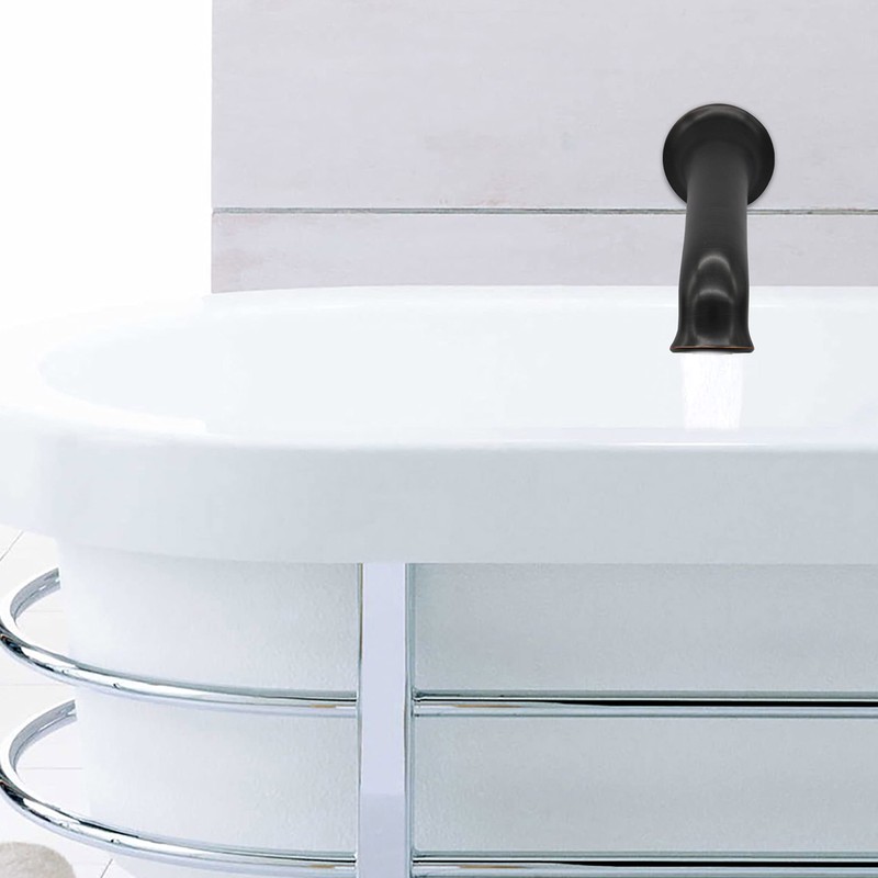 Enga Non Diverter Bathtub Spout, 8inch Extra Long Tub Spout