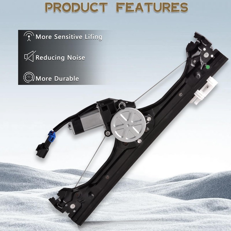 Predep Front Left Driver Side Window Regulator Assembly w/Motor Compatible