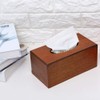 Facial Tissue Box Covers Decorative Walnut Wood Tissue Box Holder