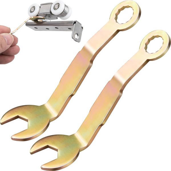 Winsyison 2pcs 3/8" Pocket Door Wrench, N7164 Bi-Fold Pivot Adjustment