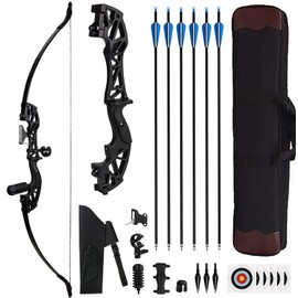 NorthSpoor 40lb 53" Adult Archery Recurve Set Archery Hunting Bow Set
