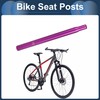 INFINAUTO Bicycle Seatpost 27.2x350mm Bicycle Saddle Post Seat Tube Aluminum