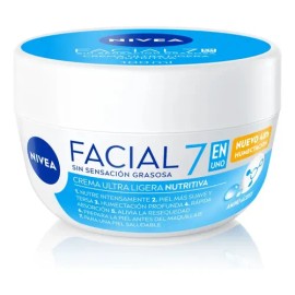 Nivea Crema Facial Hidratante 7 en 1 Sin Sensacin Grasosa, Todo Tipo de Piel, 375ml                                                                   