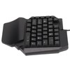 One Handed Gaming Keyboard 39 Keys Luminous Ergonomic Design Anti