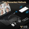 Wantek Wireless Gaming Headset Mic Bluetooth Work Earphone (Real plug