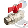 tecuro Ball Valve, Internal x External Thread G 1 Inch