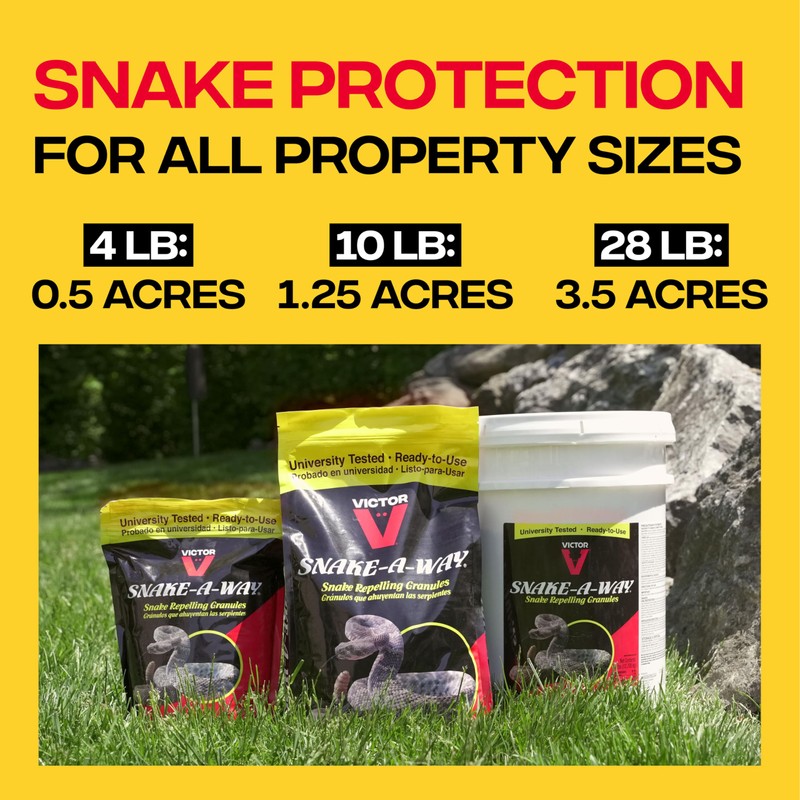 Victor VP363 Way Snake Repelling Granules – 1.75 LB,White