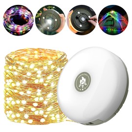 Camping Lights Multifunctional String Lantern with String Light(29.5Ft), Rechargeable LED Camp String Lights Tent Light IP44 Waterproof, Camping Lamp Portable Flashlights for Emergency,Outdoor,Hiking