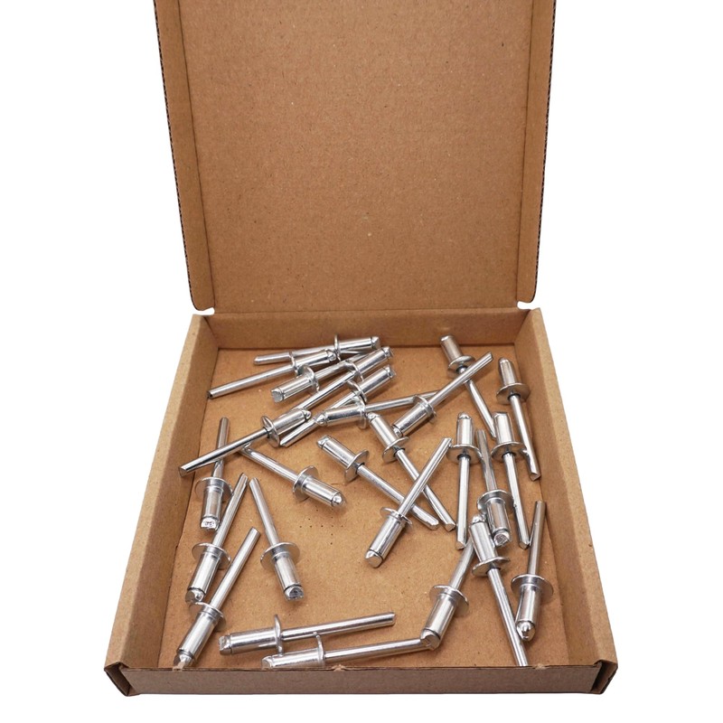 SKIR'CO (Pack of 25) Blind Rivets Galvanised Steel 6.0 x