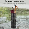 Umbrella Holder Rustproof Waterproof Space Saving Fashionable Hollow Round Metal