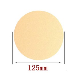 POWERTOOL Round Flocking Sandpaper, 1pcs Sanding Paper for Hook & Loop Sanding Disc Grit 100 Grit