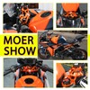 Lorababer Motorcycle Aluminum Top Triple Clamp Handlebar Assembly Regulator Front