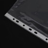 A4 Clear Punched Pockets, 200 Pcs Plastic Sleeves for A4