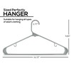 Utopia Home Plastic Hangers 50 Pack - Clothes Hanger with