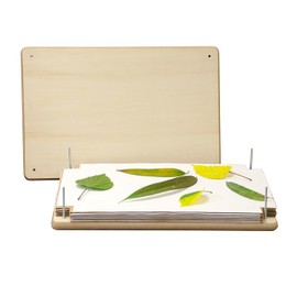 BestNest Nature Press, 12" x 18" – Large Wooden Flower & Leaf Press with Instructions, Cardboard & Desiccation Paper, Kid-Friendly Craft Tool for Art, Botany Projects & Professional Use
