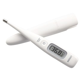 Citizen CTE507 Electronic Thermometer, Predictable, 30 Seconds, White