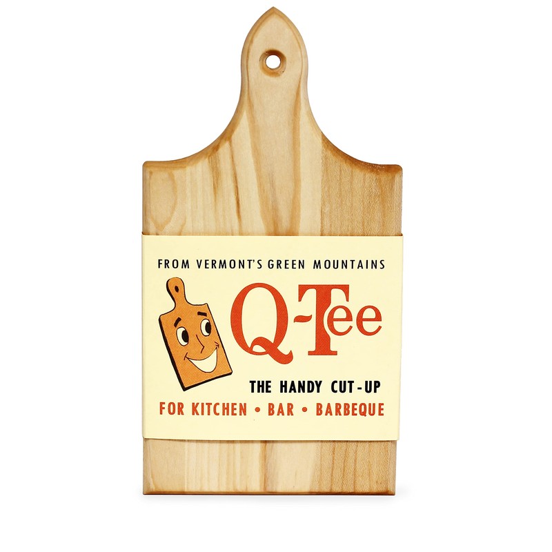 J.K. Adams Q-Tee 7-1/2-by-4-Inch Cutting Board, Maple